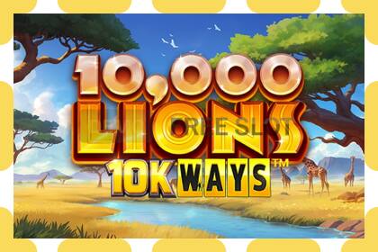 Slot de demonstração 10,000 Lions 10K Ways grátis e sem registro