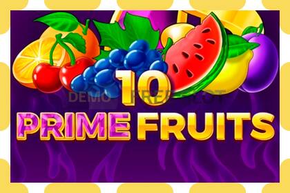 Demo slot 10 Prime Fruits free and without registration