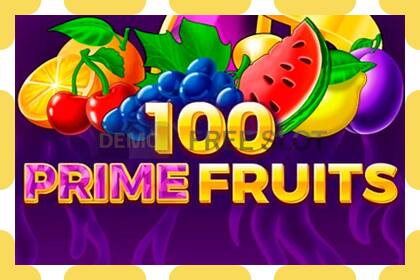 Демо слот 100 Prime Fruits бесплатно и без регистрације