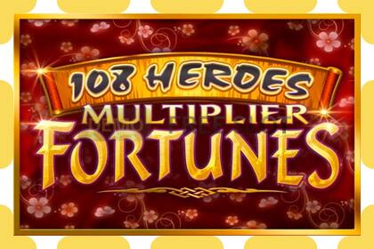 Demo slot 108 Heroes Multiplier Fortunes free and without registration