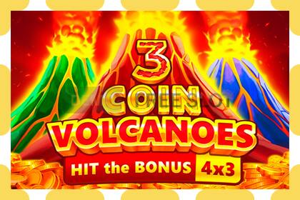 Demo slot 3 Coin Volcanoes free and without registration