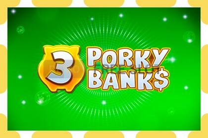 Demo slot 3 Porky Banks free and without registration