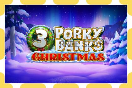 Демо слот 3 Porky Banks Christmas безкоштовно та без реєстрації