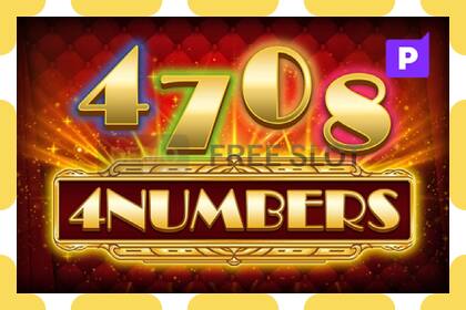 Demo slot 4 Numbers zadarmo a bez registrácie