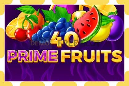 Demo slot 40 Prime Fruits free and without registration