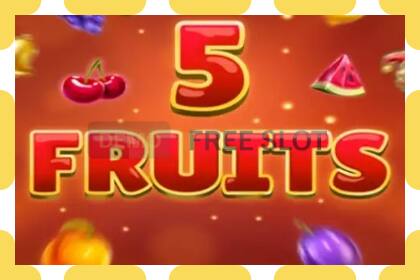 Demo-spor 5 Fruits gratis og uten registrering