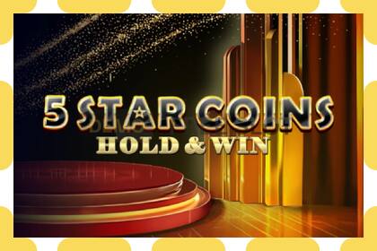 ডেমো স্লট 5 Star Coins: Hold & Win বিনামূল্যে এবং নিবন্ধন ছাড়া