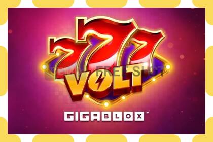 演示老虎机 777 Volt GigaBlox 免费且无需注册