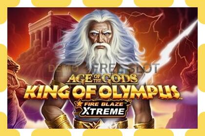 Demo slot Age of the Gods: King of Olympus Fire Blaze Xtreme free and without registration