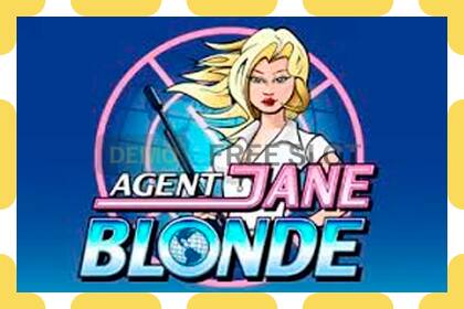 Demo slot Agent Jane Blonde free and without registration