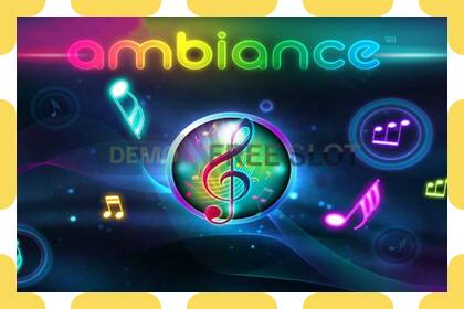 Demo slot Ambiance free and without registration