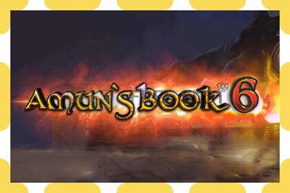 데모 슬롯 Amuns Book 6 등록 없이 무료로