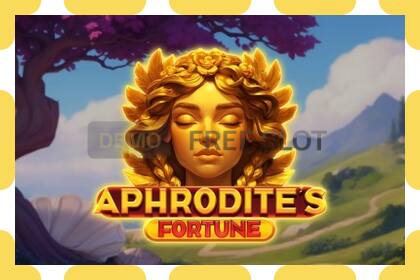 ຊ່ອງຕົວຢ່າງ Aphrodites Fortune ບໍ່ເສຍຄ່າແລະບໍ່ມີການລົງທະບຽນ