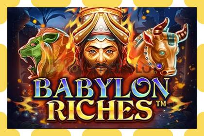 Demo slot Babylon Riches free and without registration