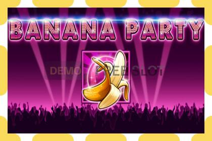 Демо ұясы Banana Party тегін және тіркеусіз