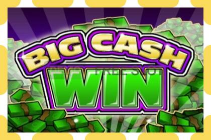 Demo slot Big Cash Win free and without registration