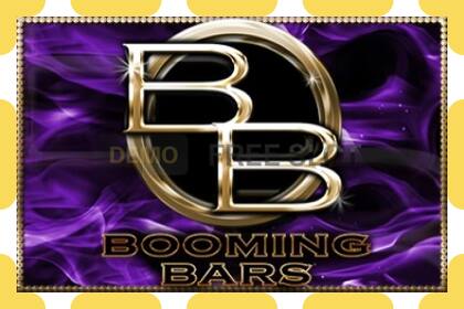 Demo slot Booming Bars free and without registration