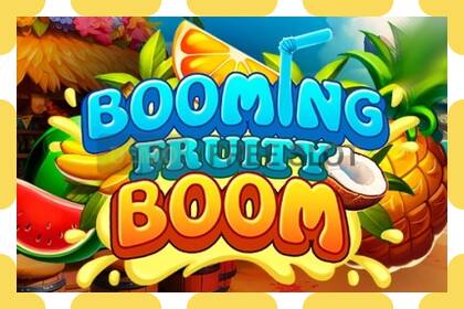 Demo slot Booming Fruity Boom free and without registration