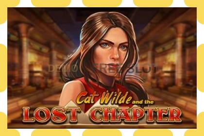 Демо слот Cat Wilde and the Lost Chapter безкоштовно та без реєстрації