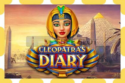 Demo slot Cleopatras Diary gratis og uden registrering