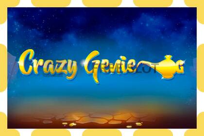 Demo slot Crazy Genie free and without registration