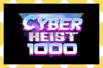 Demo slot Cyber Heist 1000 free and without registration