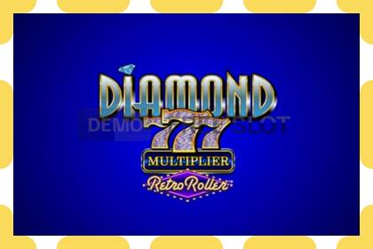 فتحة تجريبية Diamond 777 Multiplier Retro Roller مجانا وبدون تسجيل