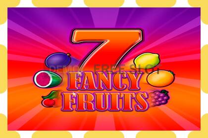 Demo slot Fancy Fruits free and without registration