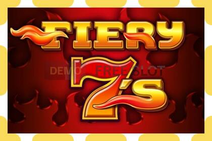 Demo slot Fiery 7s free and without registration