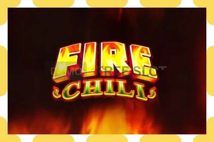 Demo slot Fire Chili free and without registration