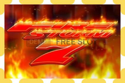 Demo slot Firestorm 7 free and without registration