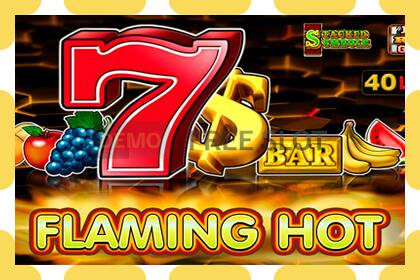 Demo slot Flaming Hot free and without registration