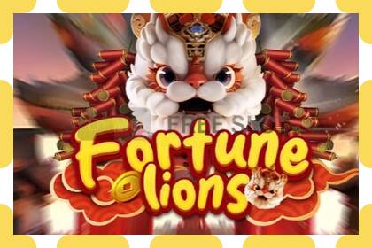 Demo slot Fortune Lions free and without registration