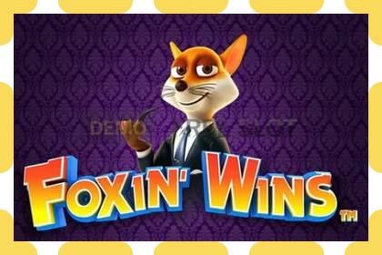 สล็อตสาธิต Foxin Wins ฟรีและไม่ต้องลงทะเบียน