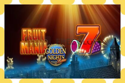 Demo slot Fruit Mania Golden Nights free and without registration