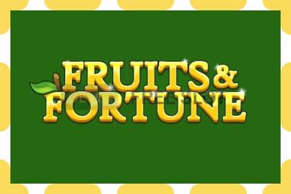 Demo slot Fruits & Fortune free and without registration