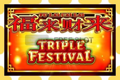 Demo slot Fu Lai Cai Lai Triple Festival free and without registration