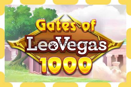 Slot de demonstração Gates of LeoVegas 1000 grátis e sem registro