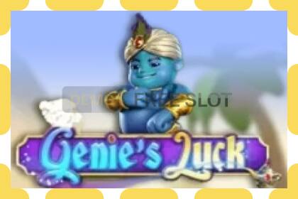 រន្ធដោតសាកល្បង Genie’s Luck ឥតគិតថ្លៃនិងដោយគ្មានការចុះឈ្មោះ