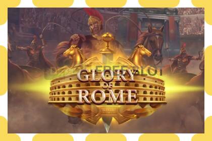 டெமோ ஸ்லாட் Glory of Rome இலவச மற்றும் பதிவு இல்லாமல்