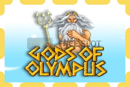 டெமோ ஸ்லாட் Gods of Olympus இலவச மற்றும் பதிவு இல்லாமல்