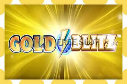 Demo slot Gold Blitz free and without registration