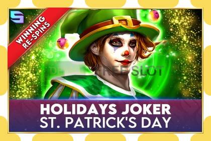 Demo slot Holidays Joker - St. Patricks Day free and without registration