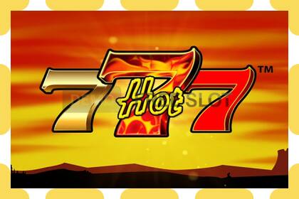 Demo slot Hot 777 free and without registration