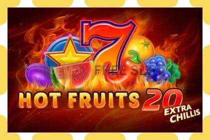 Demo slot Hot Fruits 20 Extra Chillis free and without registration