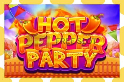 डेमो स्लट Hot Pepper Party नि: शुल्क र दर्ता बिना