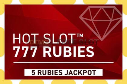 Demo rifa Hot Slot 777 Rubies Extremely Light ókeypis og án skráningar