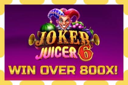 Ranura de demostración Joker Juicer 6 gratis y sin registro