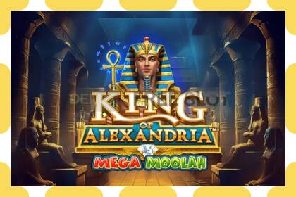 Demo slot King of Alexandria Mega Moolah gratis och utan registrering