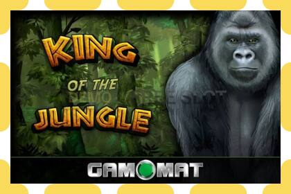 デモスロット King of the Jungle 無料で登録なしで